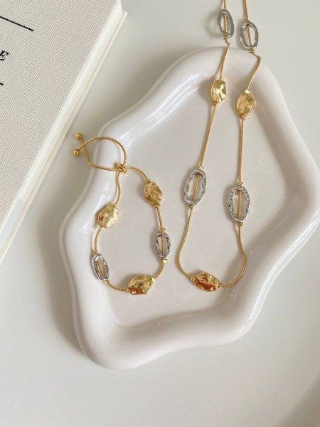 سنسال + أسواره ستيل طقم